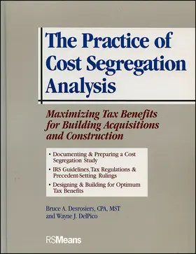 Desrosiers / Del Pico |  The Practice of Cost Segregation Analysis | Buch |  Sack Fachmedien