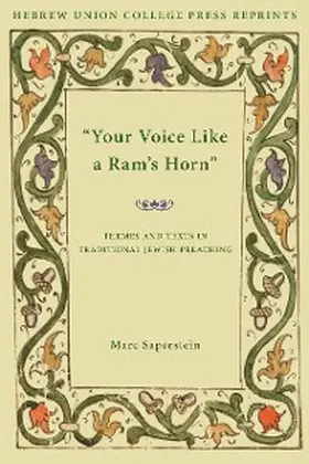 Saperstein |  Your Voice Like a Ram's Horn | eBook | Sack Fachmedien