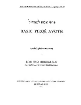 Jerusalmi |  Basic Pirqe Avoth | eBook | Sack Fachmedien
