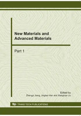 Jiang / Han / Liu |  New Materials and Advanced Materials | Buch |  Sack Fachmedien