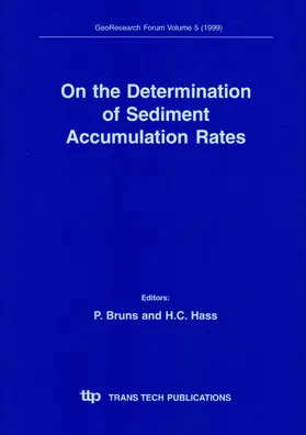 Bruns / Ltd / Hass |  On the Determination of Sediment Accumulation Rates | Buch |  Sack Fachmedien