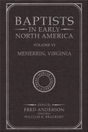 Anderson |  Baptists in Early North Amer-M | Buch |  Sack Fachmedien