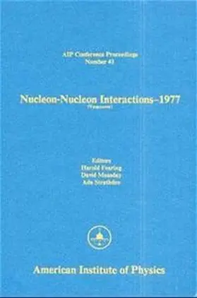 Fearing |  Nucleon-Nucleon Interactions 1977 | Buch |  Sack Fachmedien