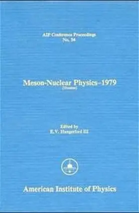 Hugerford |  Meson-Nuclear Physics 1979 | Buch |  Sack Fachmedien