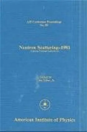 Faber |  Neutron Scattering - 1981 | Buch |  Sack Fachmedien
