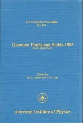 Adam / Iham |  Quantum Fluids and Solids - 1983 | Buch |  Sack Fachmedien