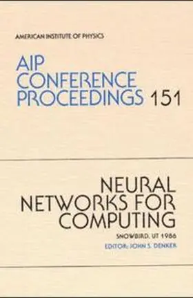 Denker |  Neural Networks for Computing | Buch |  Sack Fachmedien