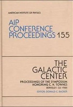Backer |  The Galactic Center | Buch |  Sack Fachmedien