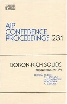 Emin |  Boron-Rich Solids | Buch |  Sack Fachmedien