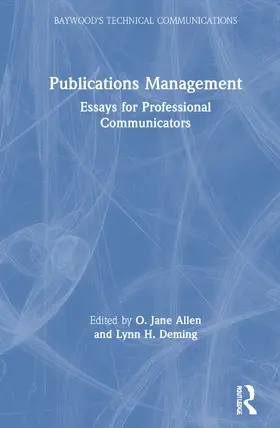 Allen / Deming |  Publications Management | Buch |  Sack Fachmedien