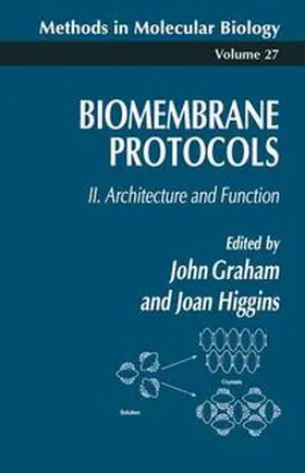 Graham / Higgins |  Biomembrane Protocols | Buch |  Sack Fachmedien