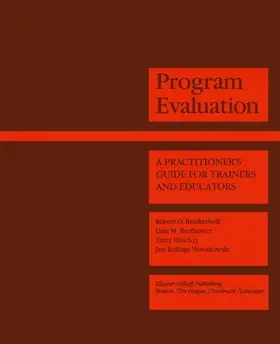 Brinkerhoff / Hluchyj / Brethower |  Program Evaluation | Buch |  Sack Fachmedien