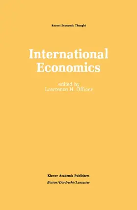 Officer |  International Economics | Buch |  Sack Fachmedien