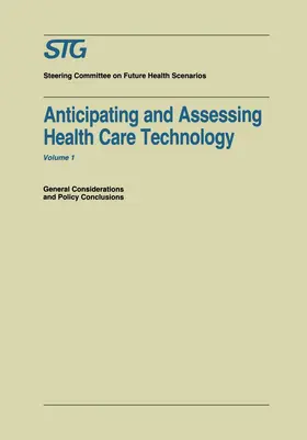  Anticipating and Assessing Health Care Technology | Buch |  Sack Fachmedien