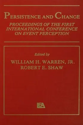 Warren, Jr. / Shaw | Persistence and Change | Buch | 978-0-89859-391-4 | sack.de