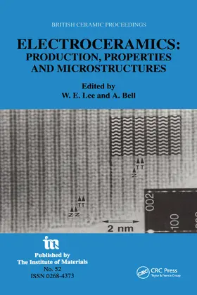Lee / Bell |  Electroceramics - Production, properties and microstructures | Buch |  Sack Fachmedien