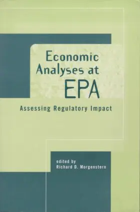 Morgenstern |  Economic Analyses at EPA | Buch |  Sack Fachmedien