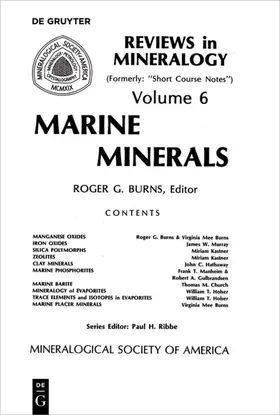 Burns | Marine Minerals | Buch | 978-0-939950-06-5 | sack.de