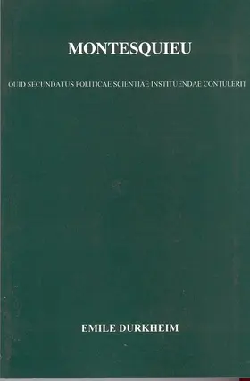 Miller |  Montesquieu | Buch |  Sack Fachmedien