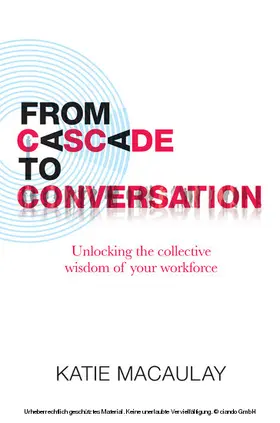 Macaulay / Hindes / Hall |  From Cascade to Conversation | eBook | Sack Fachmedien