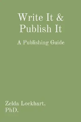 Lockhart |  Write It & Publish It | eBook | Sack Fachmedien
