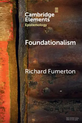 Fumerton |  Foundationalism | Buch |  Sack Fachmedien