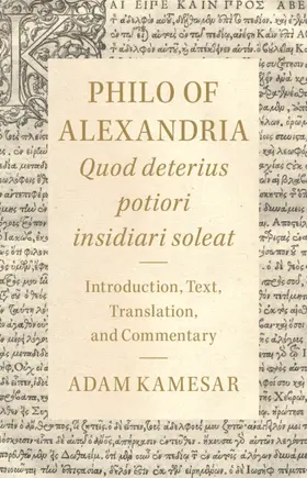 Kamesar |  Philo of Alexandria: Quod Deterius Potiori Insidiari Soleat | Buch |  Sack Fachmedien