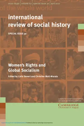 Donert / Moll-Murata |  Women's Rights and Global Socialism: Volume 30, Part 1 | Buch |  Sack Fachmedien
