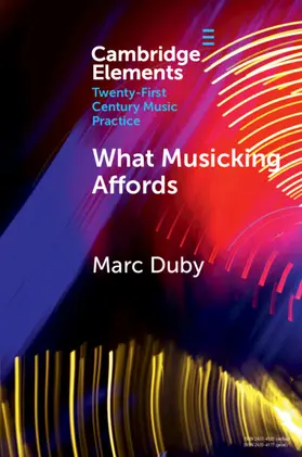Duby |  What Musicking Affords | Buch |  Sack Fachmedien