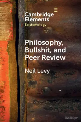 Levy |  Philosophy, Bullshit, and Peer Review | Buch |  Sack Fachmedien