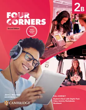 Richards / Bohlke |  Four Corners Level 2b Full Contact with Digital Pack | Buch |  Sack Fachmedien
