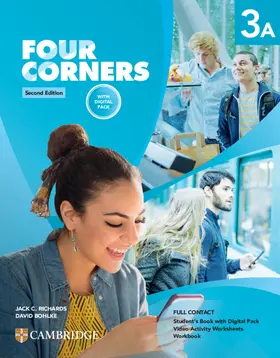 Richards / Bohlke |  Four Corners Level 3a Full Contact with Digital Pack | Buch |  Sack Fachmedien