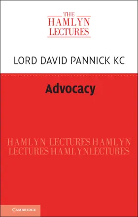 Pannick KC |  Advocacy | Buch |  Sack Fachmedien