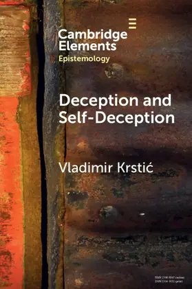Krstic |  Deception and Self-Deception | Buch |  Sack Fachmedien