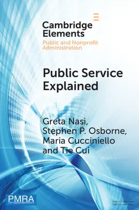 Nasi / Osborne / Cucciniello |  Public Service Explained | Buch |  Sack Fachmedien