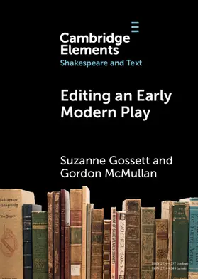 Gossett / McMullan |  Editing an Early Modern Play | Buch |  Sack Fachmedien