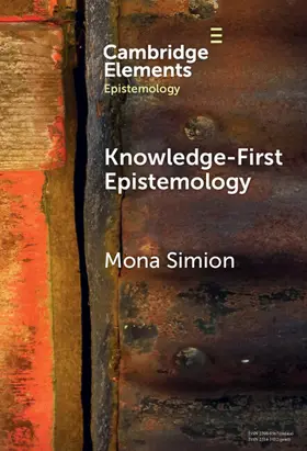 Simion |  Knowledge-First Epistemology | Buch |  Sack Fachmedien