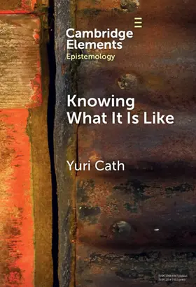 Cath |  Knowing What It Is Like | Buch |  Sack Fachmedien