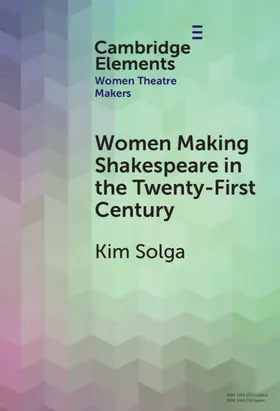 Solga |  Women Making Shakespeare in the Twenty-First Century | Buch |  Sack Fachmedien