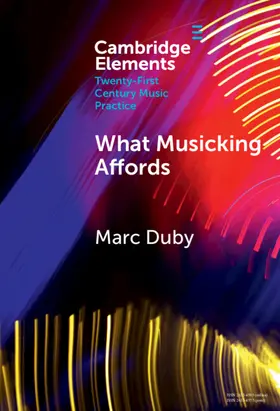 Duby |  What Musicking Affords | Buch |  Sack Fachmedien
