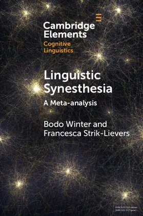 Winter / Strik-Lievers |  Linguistic Synesthesia | Buch |  Sack Fachmedien