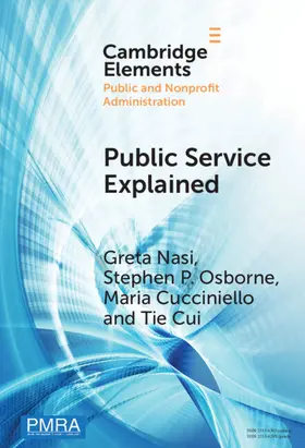 Nasi / Osborne / Cucciniello |  Public Service Explained | Buch |  Sack Fachmedien