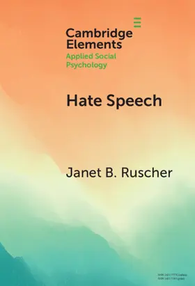 Ruscher |  Hate Speech | Buch |  Sack Fachmedien