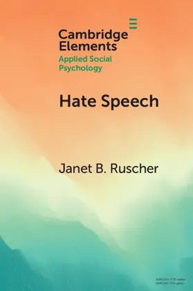 Ruscher |  Hate Speech | Buch |  Sack Fachmedien