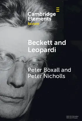 Nicholls / Boxall |  Beckett and Leopardi | Buch |  Sack Fachmedien