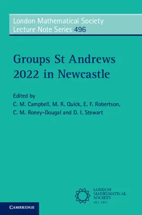 Campbell / Quick / Robertson |  Groups St Andrews 2022 in Newcastle | Buch |  Sack Fachmedien