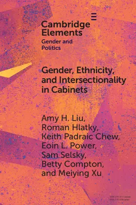Liu / Hlatky / Chew |  Gender, Ethnicity, and Intersectionality in Cabinets | Buch |  Sack Fachmedien