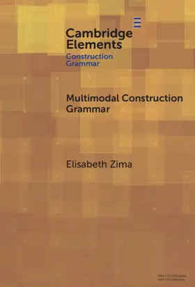 Zima |  Multimodal Construction Grammar | Buch |  Sack Fachmedien
