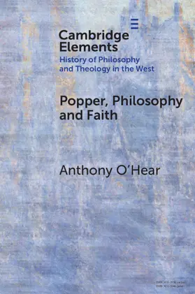 O'Hear |  Popper, Philosophy and Faith | Buch |  Sack Fachmedien