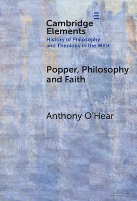 O'Hear |  Popper, Philosophy and Faith | Buch |  Sack Fachmedien